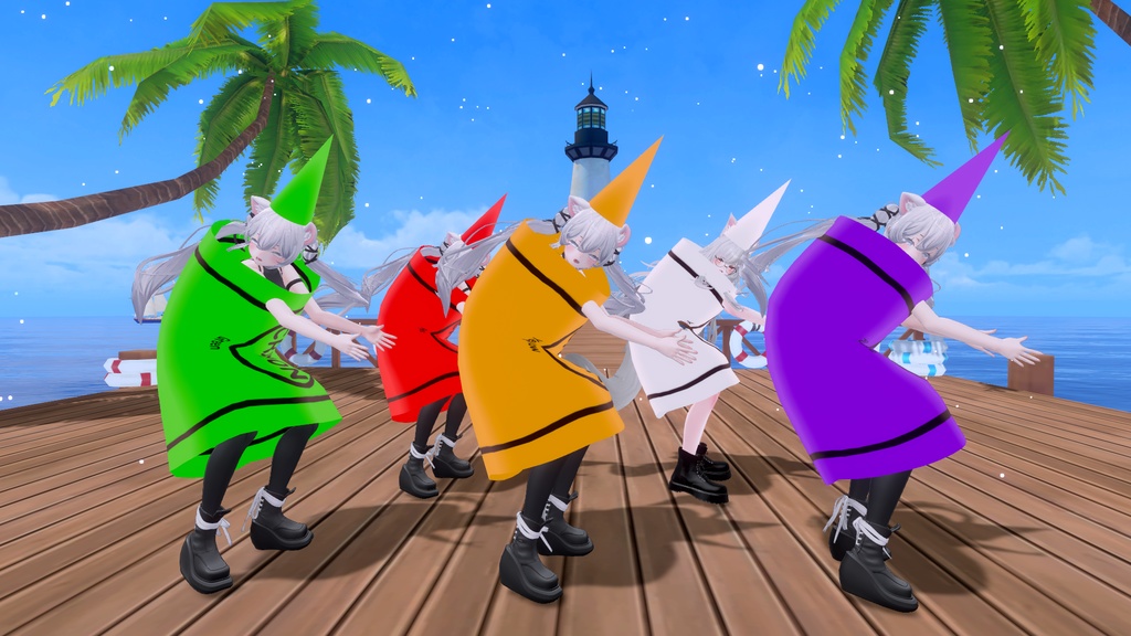 【VRChat 3D Clothes】 Pick Your Crayon