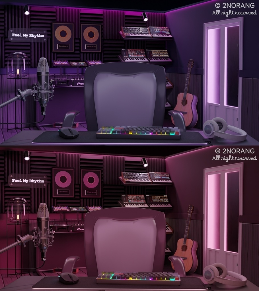 [방송 배경 화면] Feel My Rhythm (4 Colors)