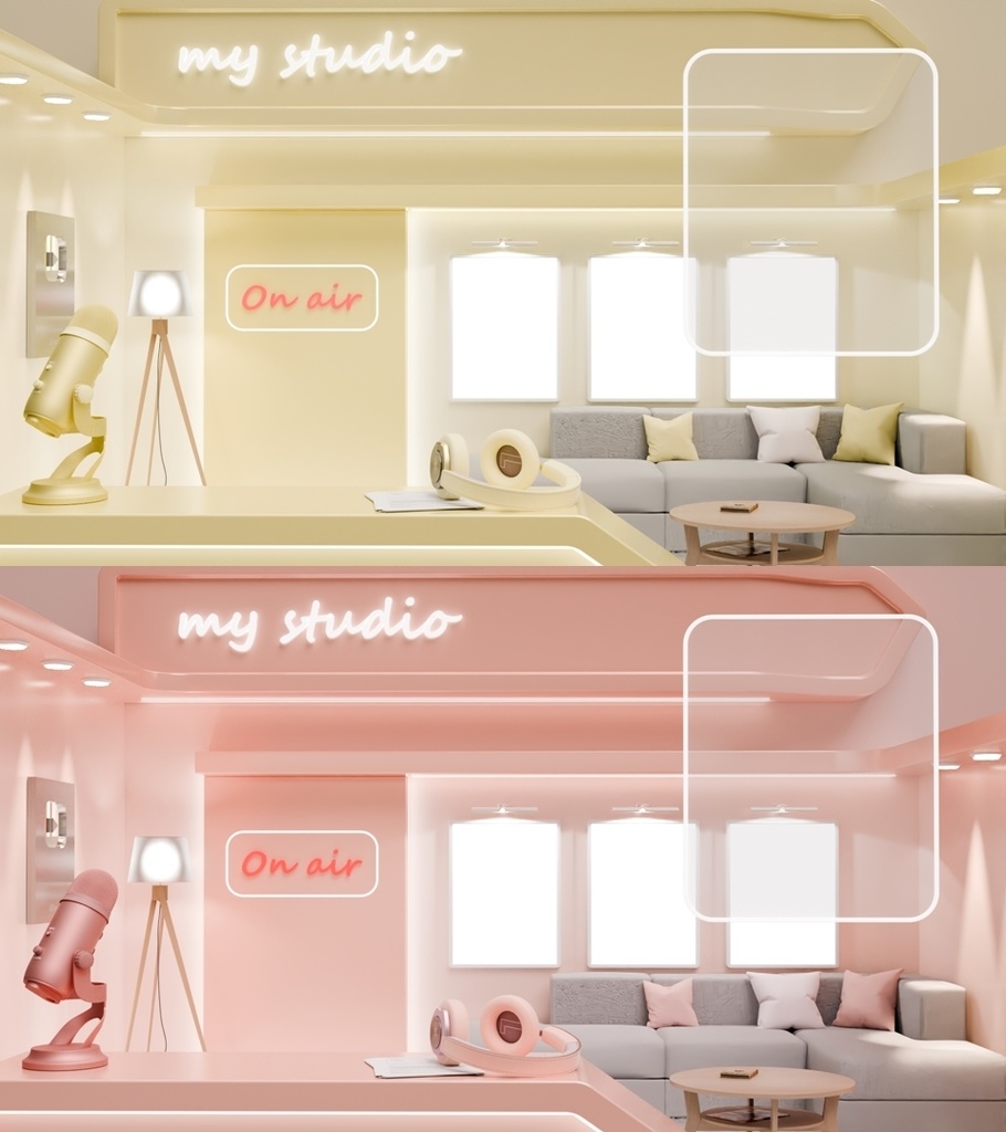 [방송 배경 화면] My Studio (6 Colors)