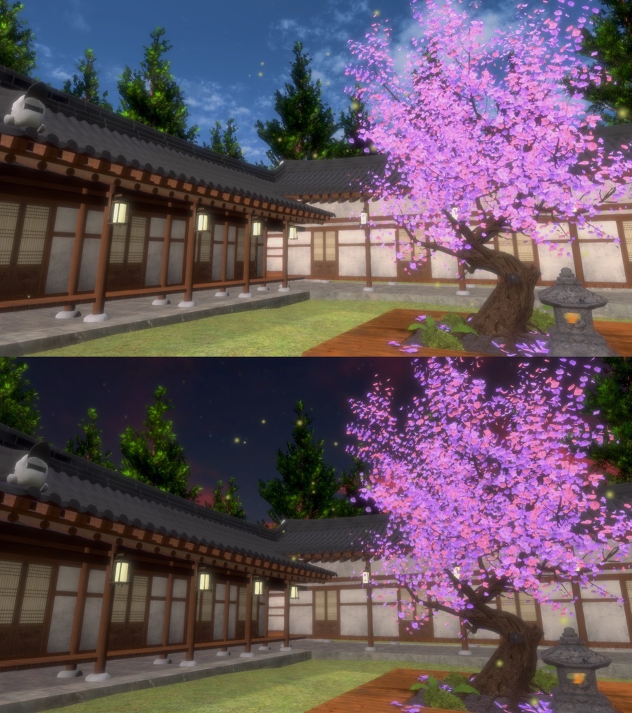 [Warudo / environment] Korean Traditional Hanok Garden