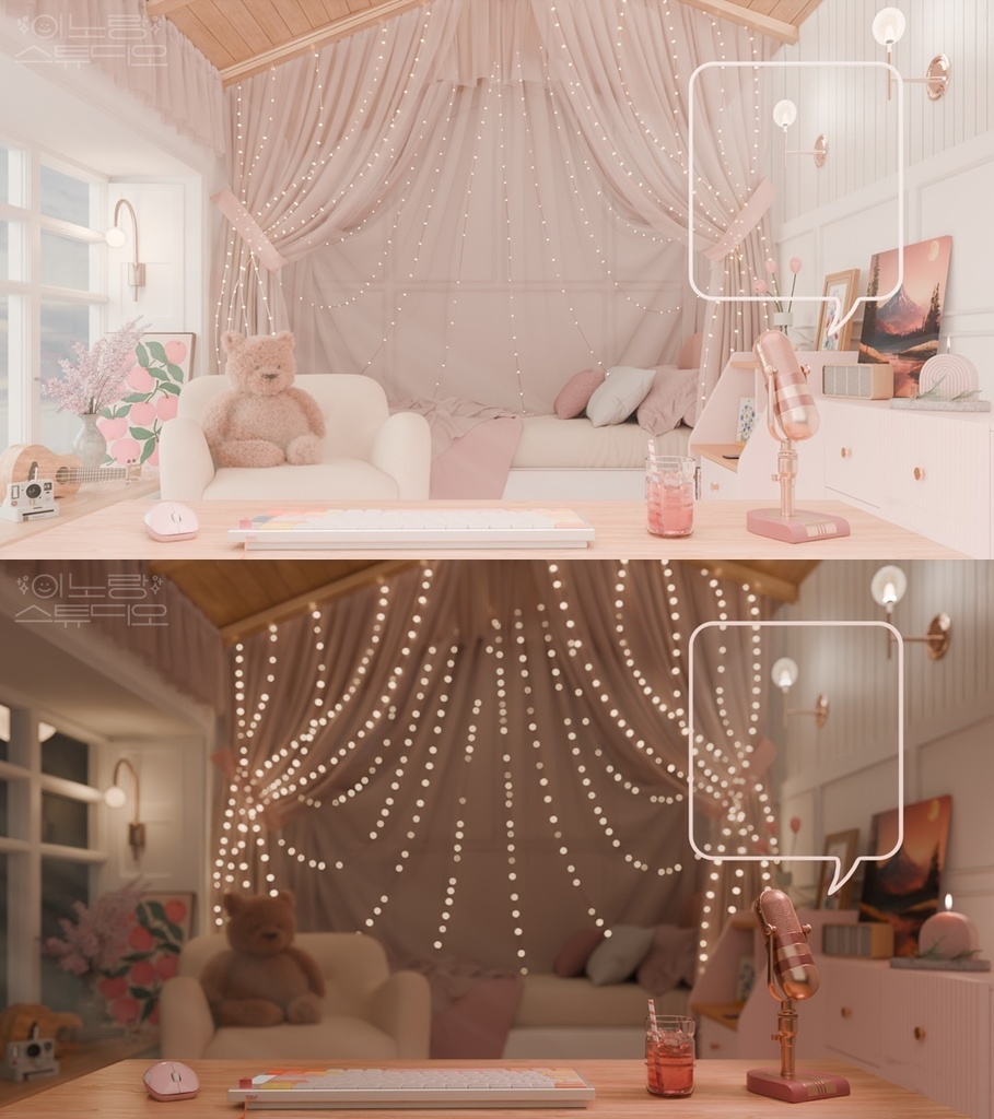 [사랑스러운 방송배경] Lovely Lounge (5 Colors)