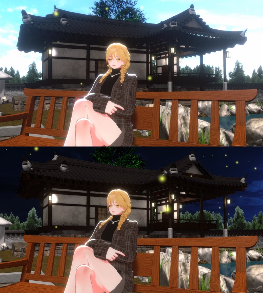 [WarudoPRO x Nilo] Korean Hanok ver.2 (2 Skyboxes)