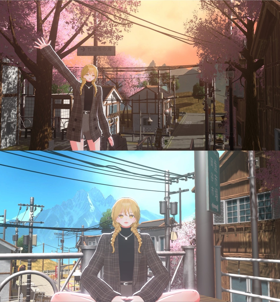 [Warudo BiRP/Nilo] Japan Countryside (3 Skyboxes) /Environment