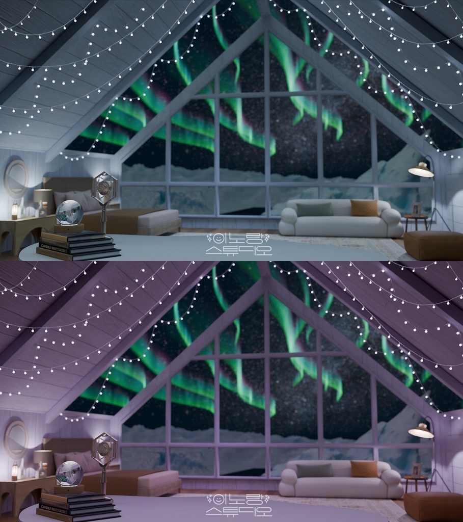 [방송배경] Aurora Cottage (4colors)