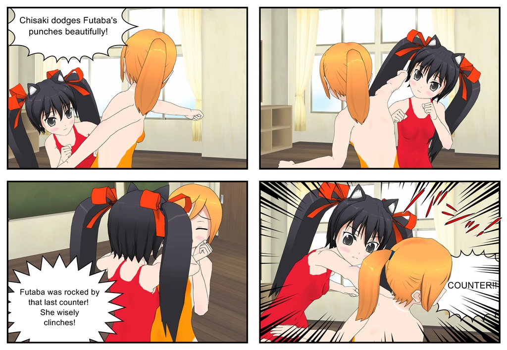 Chisaki Furusawa vs Futaba Rikko (Grudge Match) (Bareknuckle Girlfight)