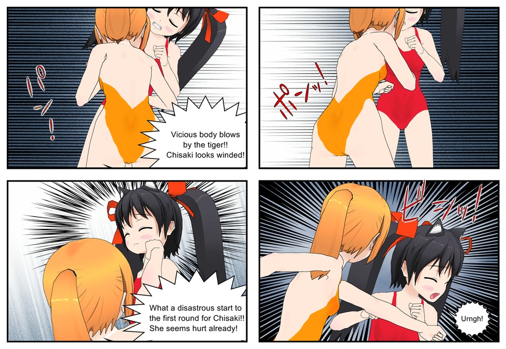 Chisaki Furusawa vs Futaba Rikko (Grudge Match) (Bareknuckle Girlfight)