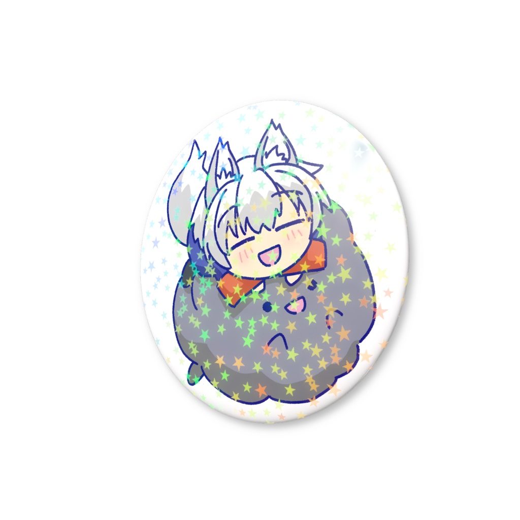 SDながみん on あめみん ホログラム缶バッジ