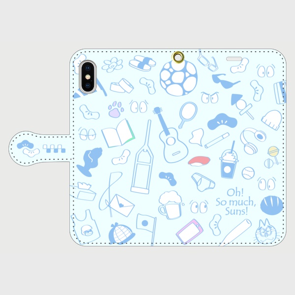 六つ子モチーフスマホケース_サイズ展開6種【8・X追加】