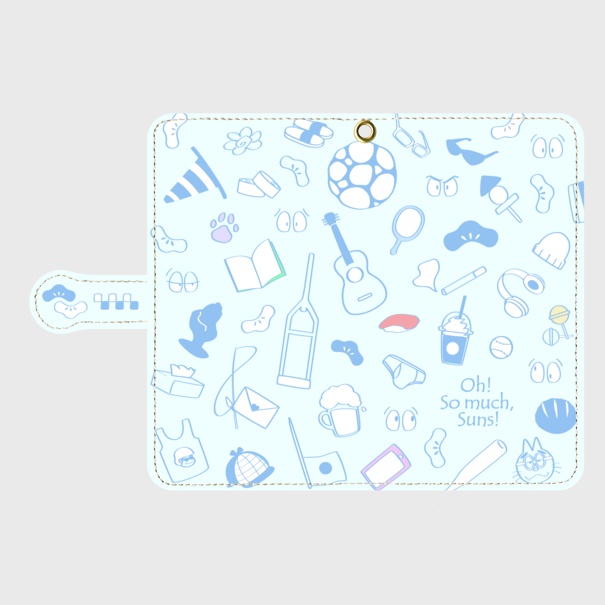 六つ子モチーフスマホケース_サイズ展開6種【8・X追加】