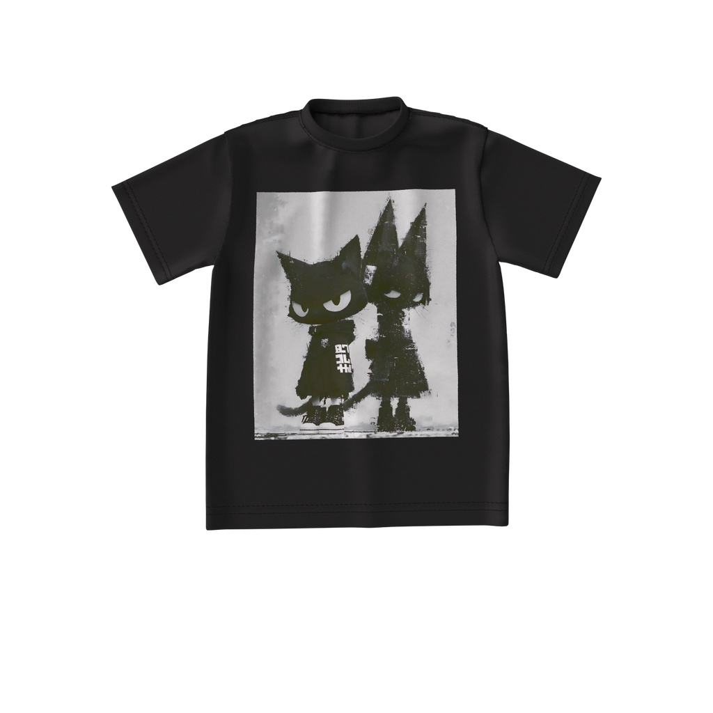 Big Tshirt - Gloomy Cats