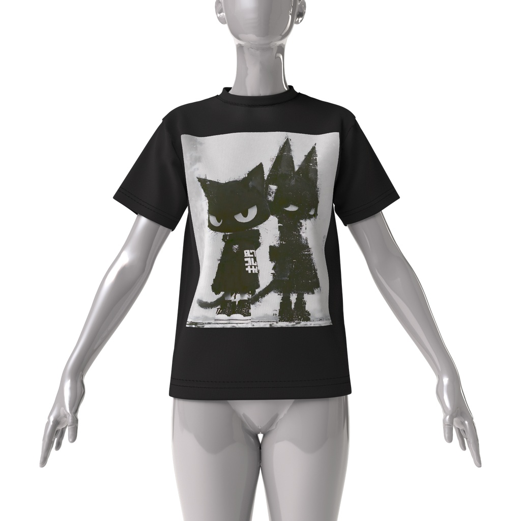 Big Tshirt - Gloomy Cats
