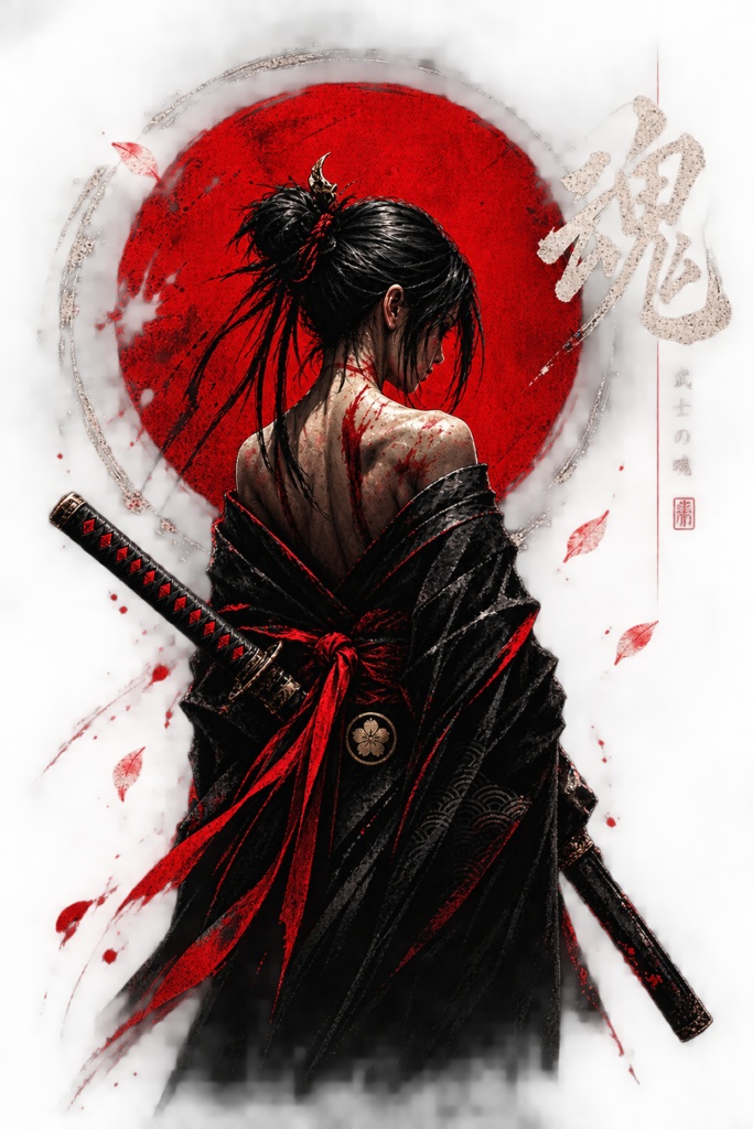紅月の侍
