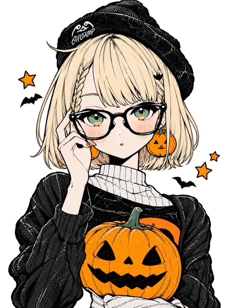 ハロウィン魔女っ子ちゃん
