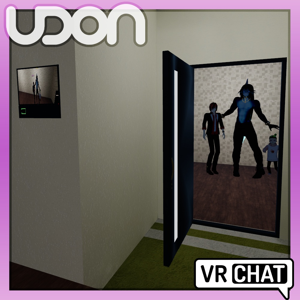 [Vrchat] Security Monitor System Gimmick for Vrchat World [UDON]