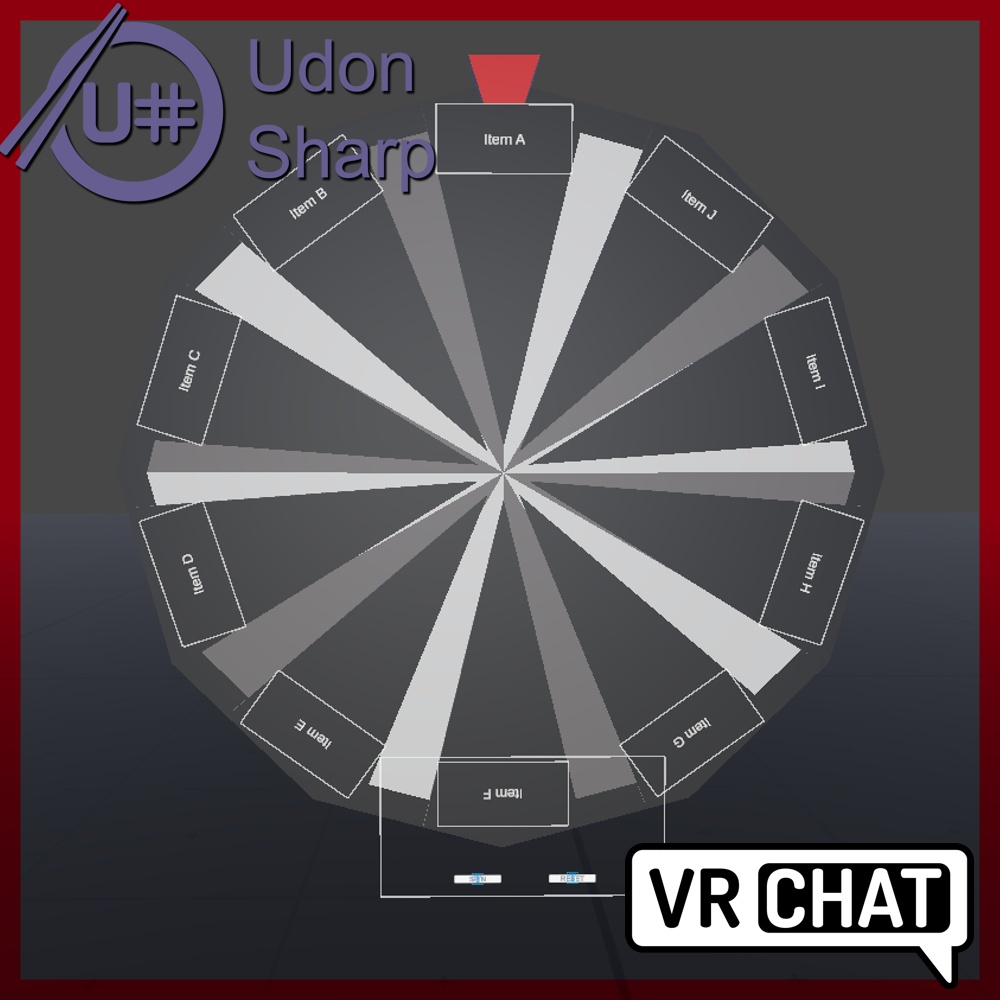 [Vrchat] New Wheel of Udon V2! for Vrchat World [Udonsharp]