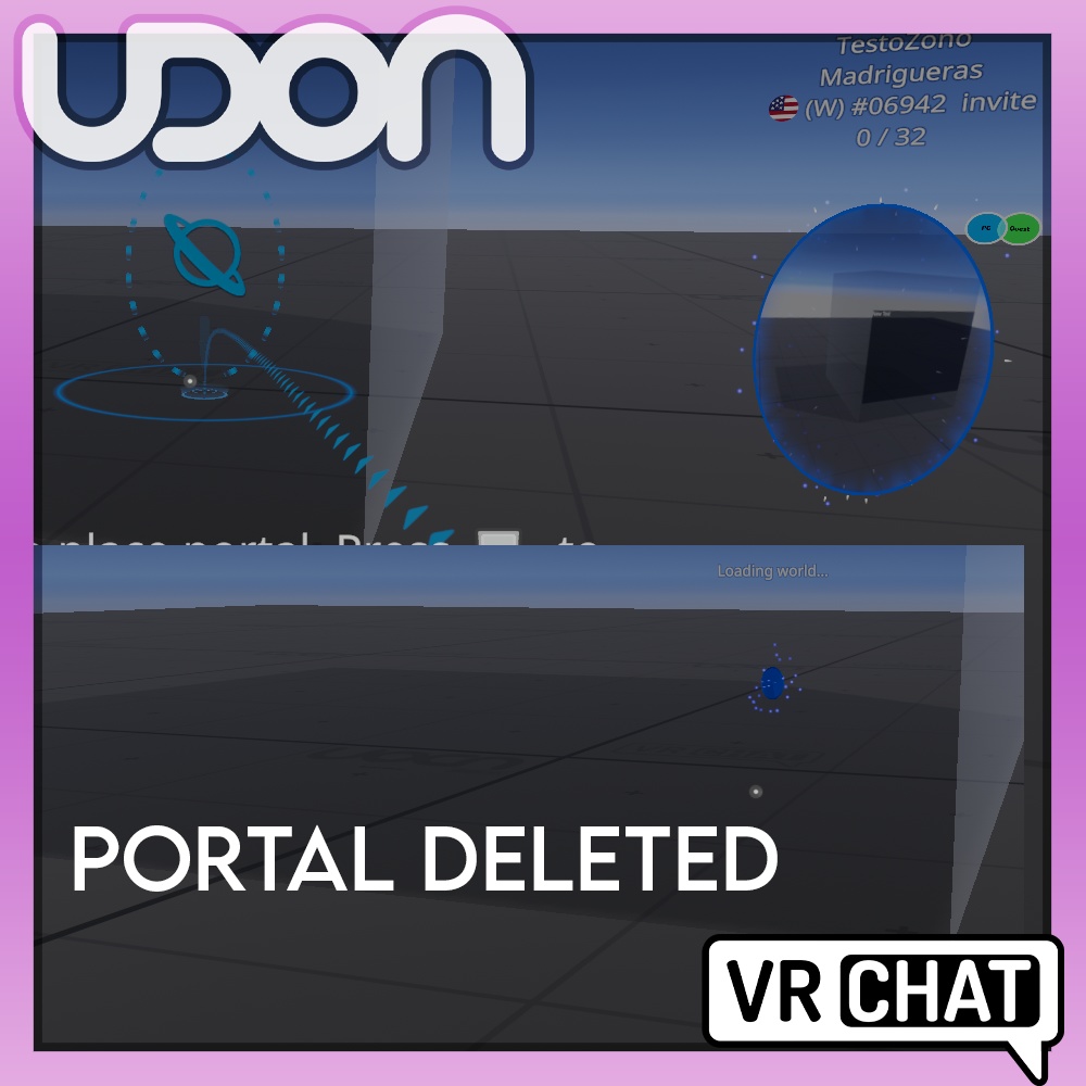 [Vrchat] Portal Destroyer Zone Gimmick for Vrchat World [UDON] - La ...