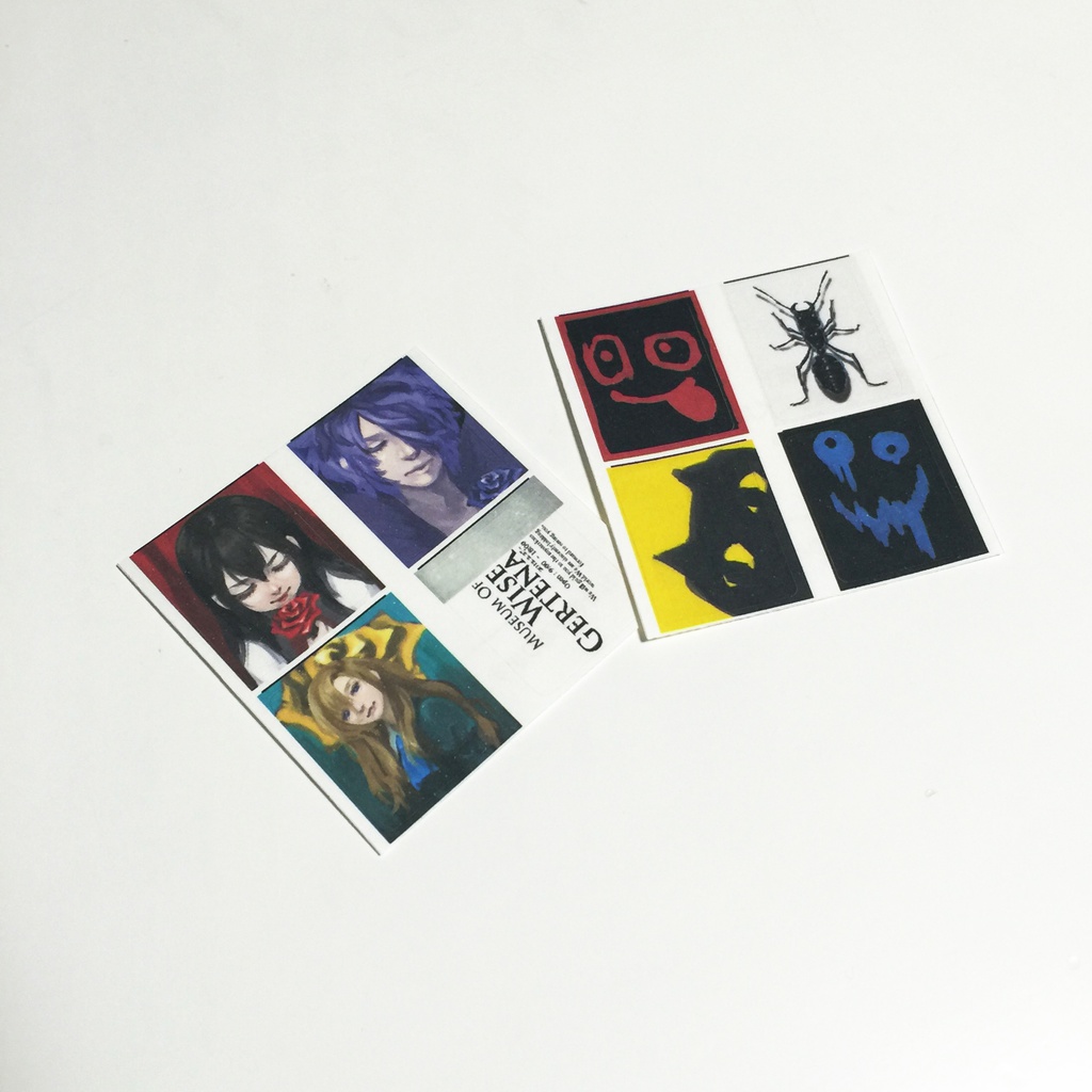 Ib絵画風ICカードステッカー