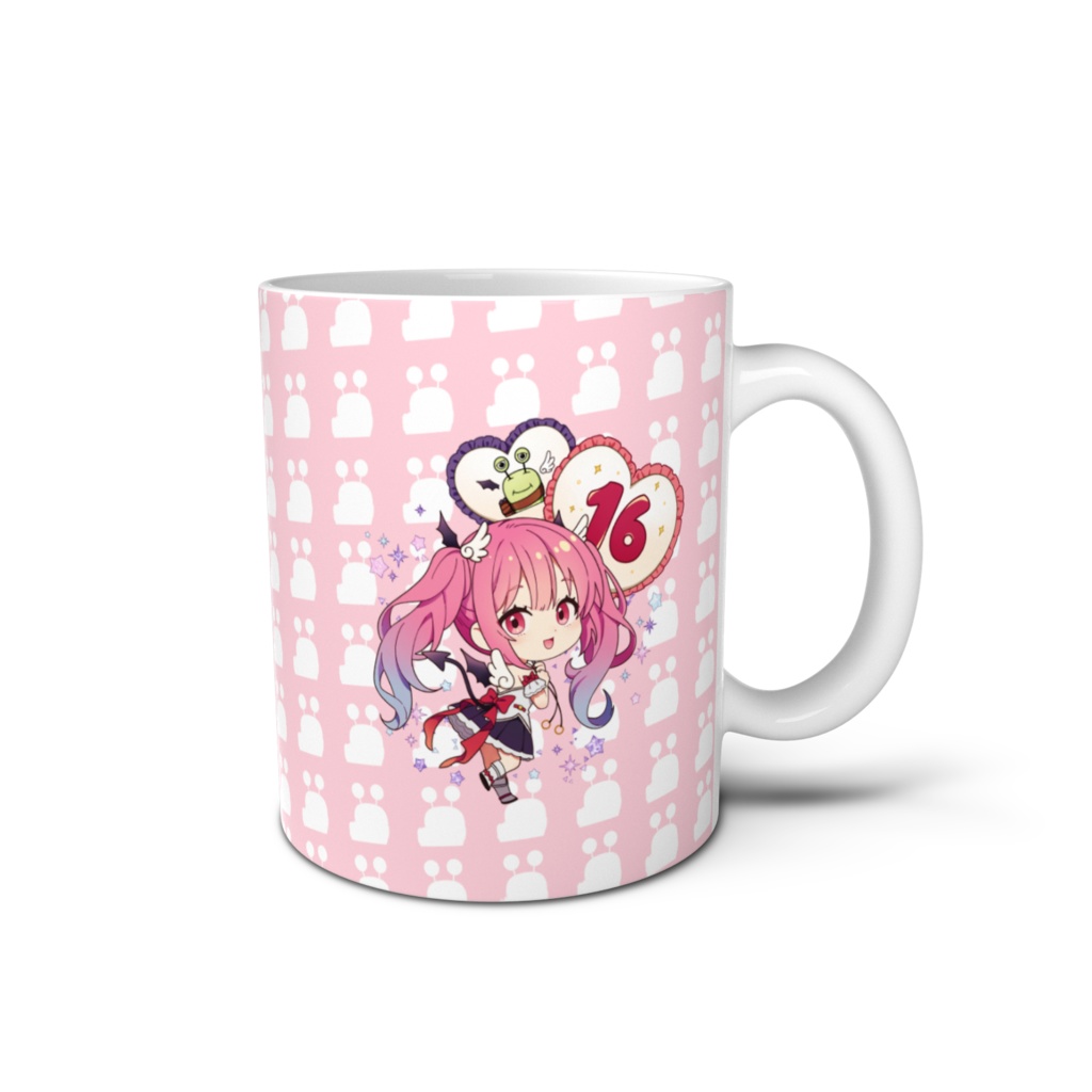 るっかるん16周年記念マグカップ・カラーピンク