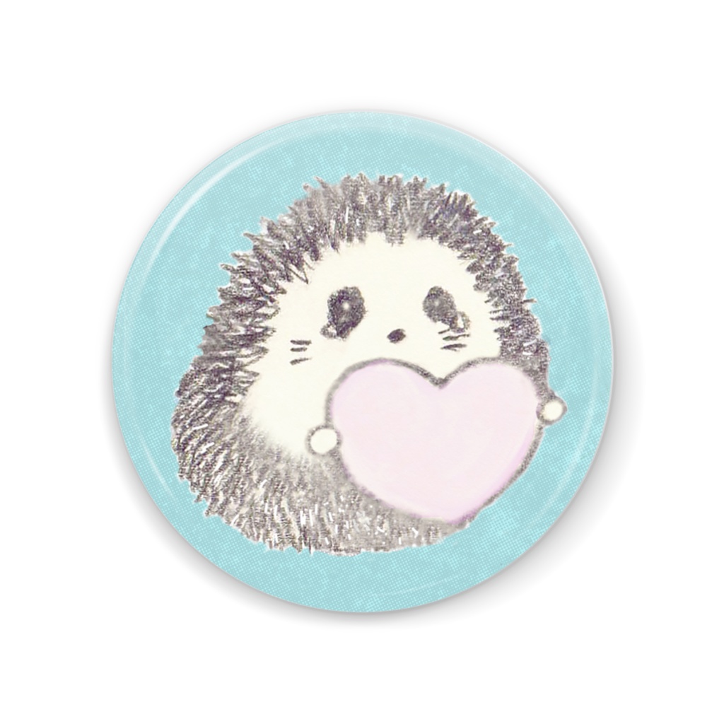 なきむしハリネズミ缶ミラー