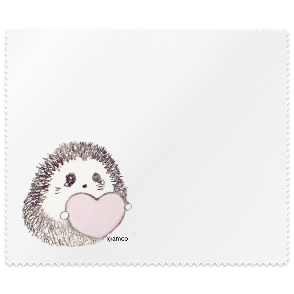 なきむしハリネズミメガネ拭き