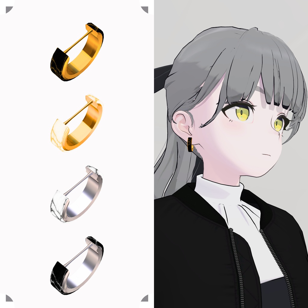 【Earring】Hoop #004