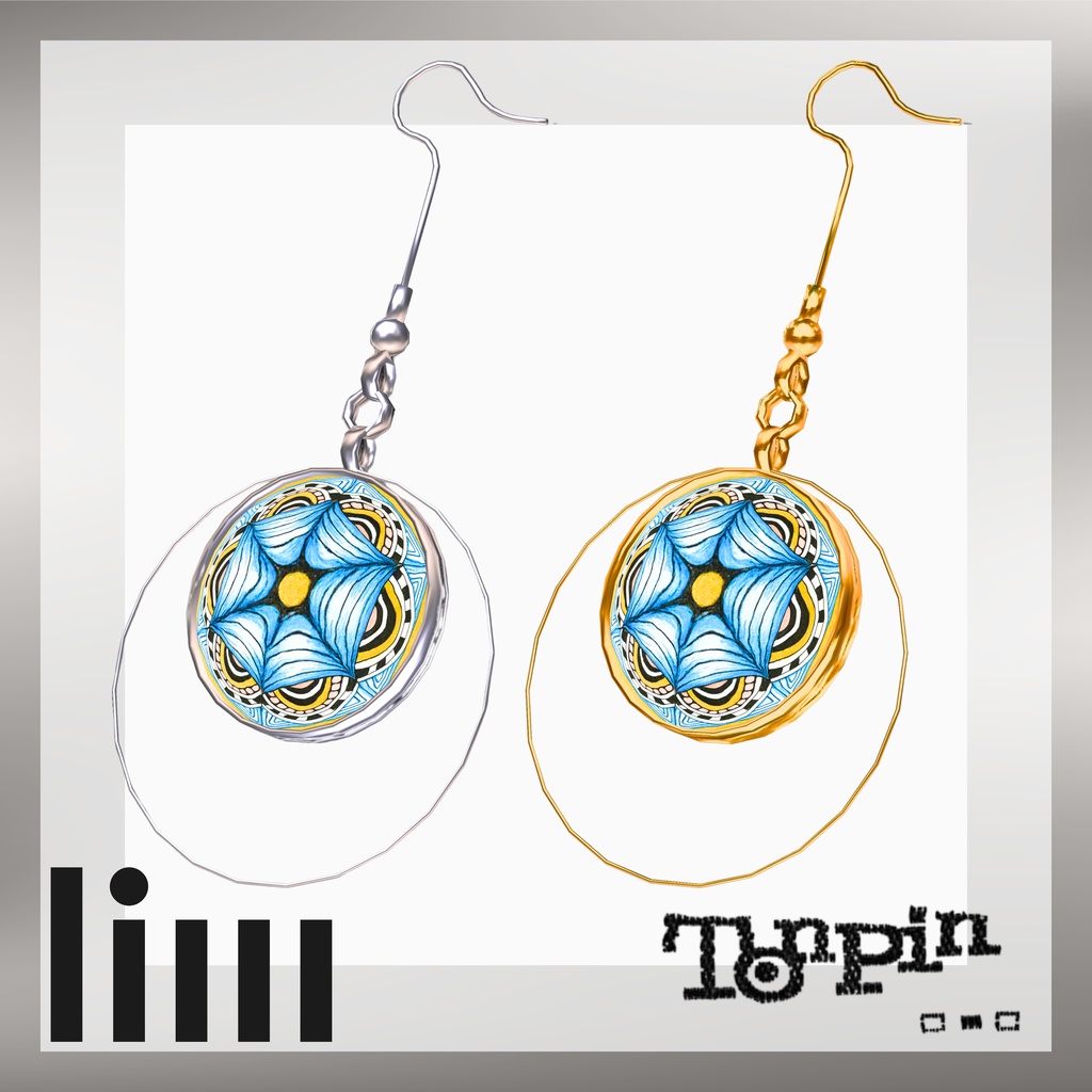 【Earring】Lapis #009