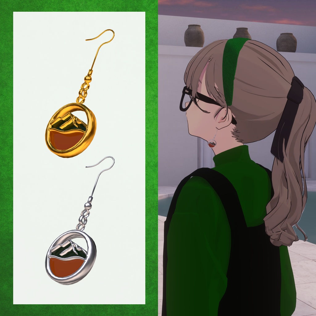 【Earring】Cask #015