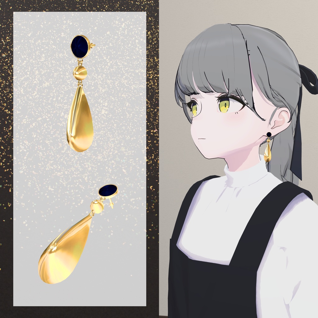 【Earring】Tear #018