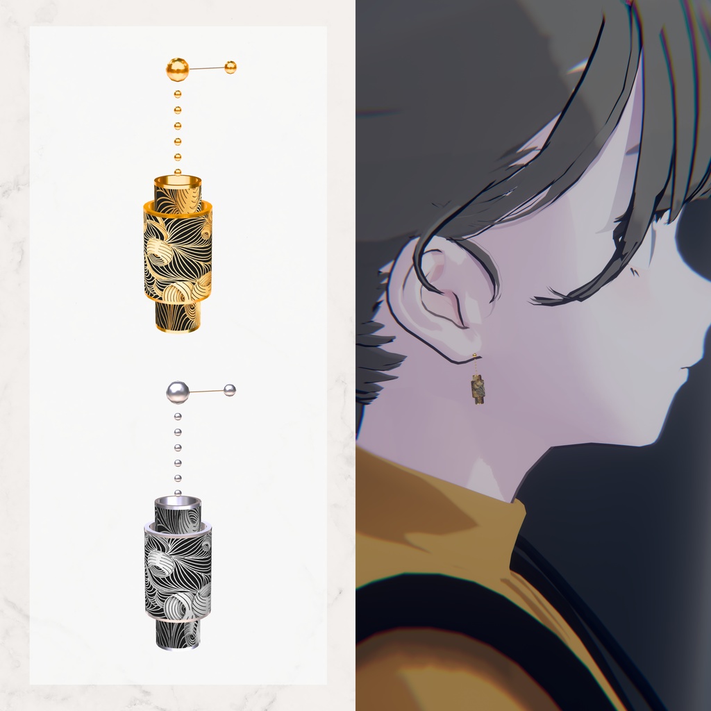 【Earring】Yo #021