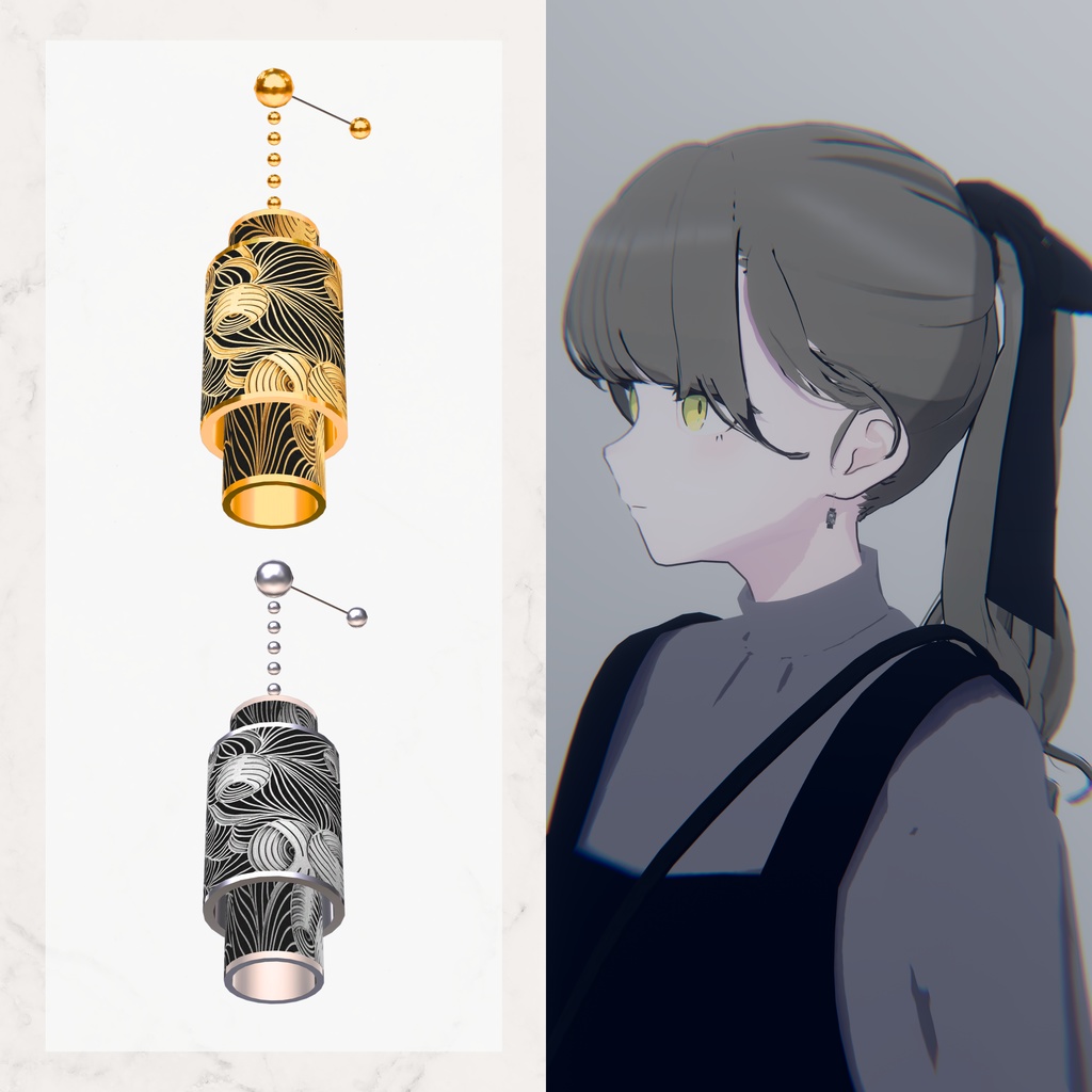 【Earring】Yo #021