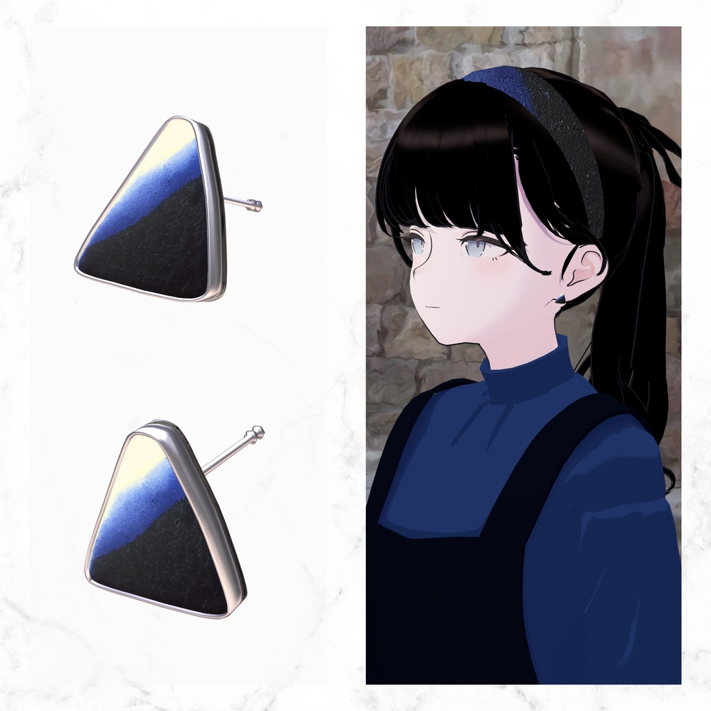 【Earring】Zuki #025