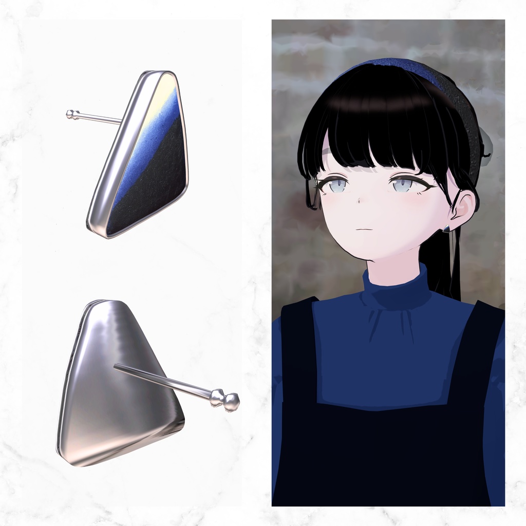 【Earring】Zuki #025