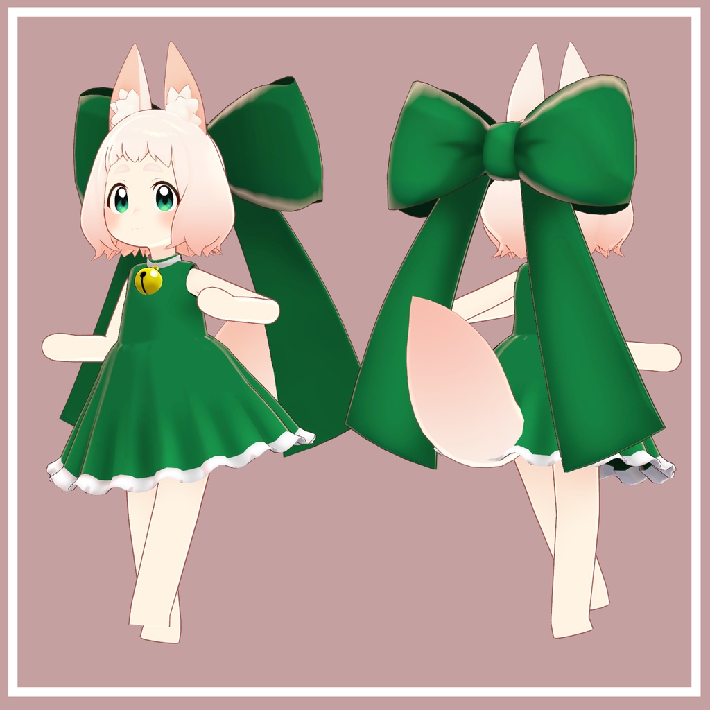 MA対応 夜猫ワンピ