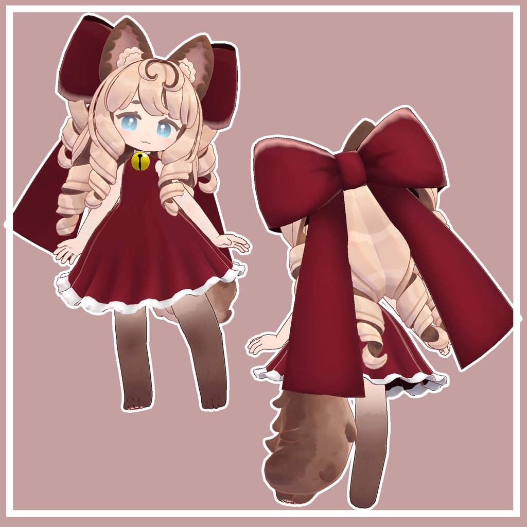 MA対応 夜猫ワンピ