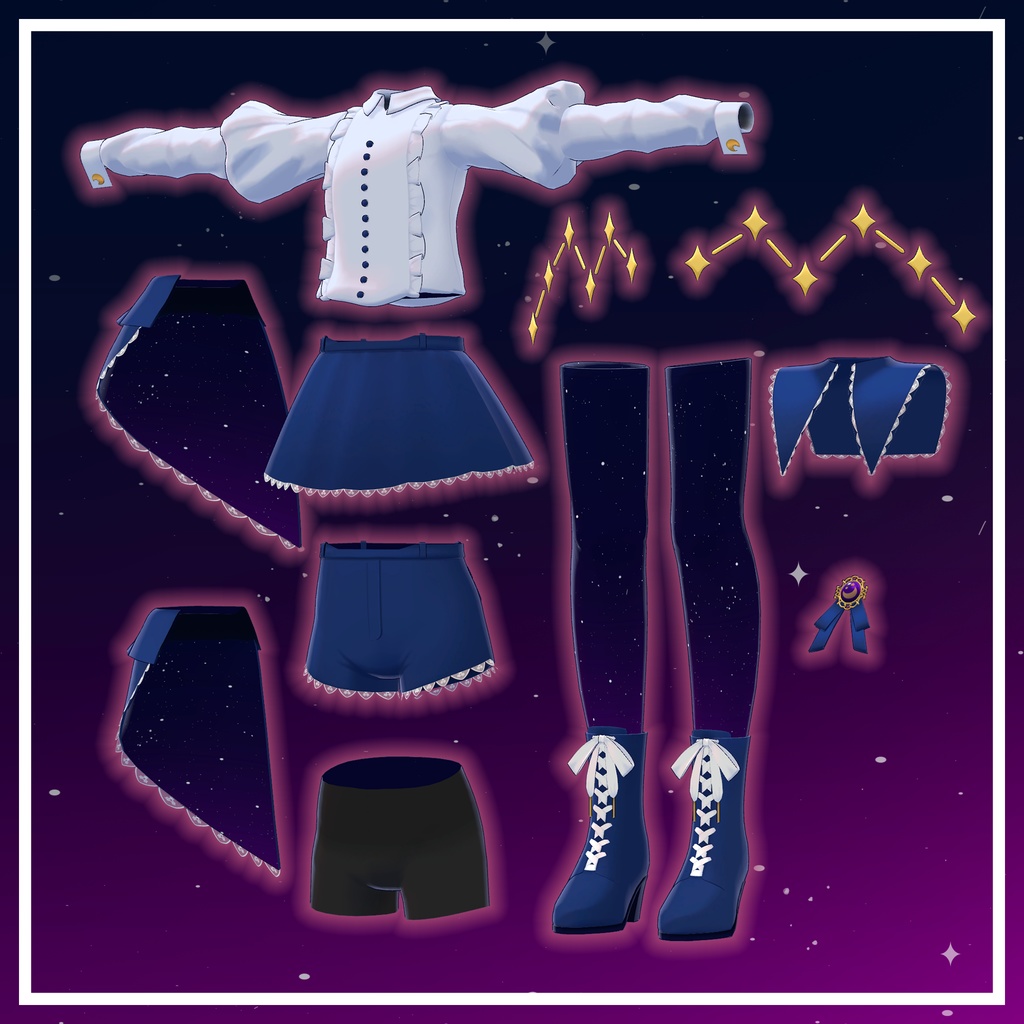 12/17~12/27セール中!MA・10アバター対応 星屑セレナーデ