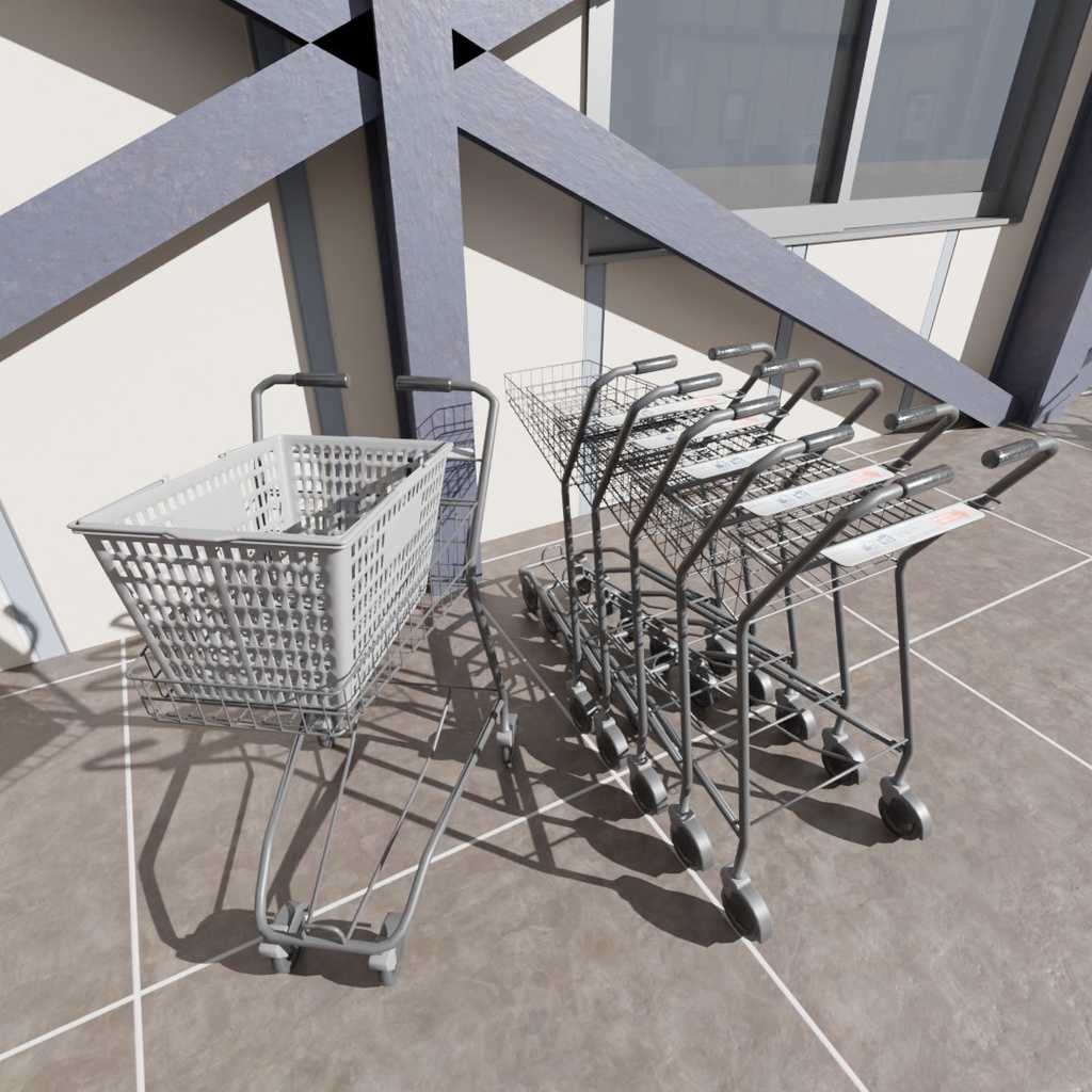 【3Dモデル】ワールド小道具セット