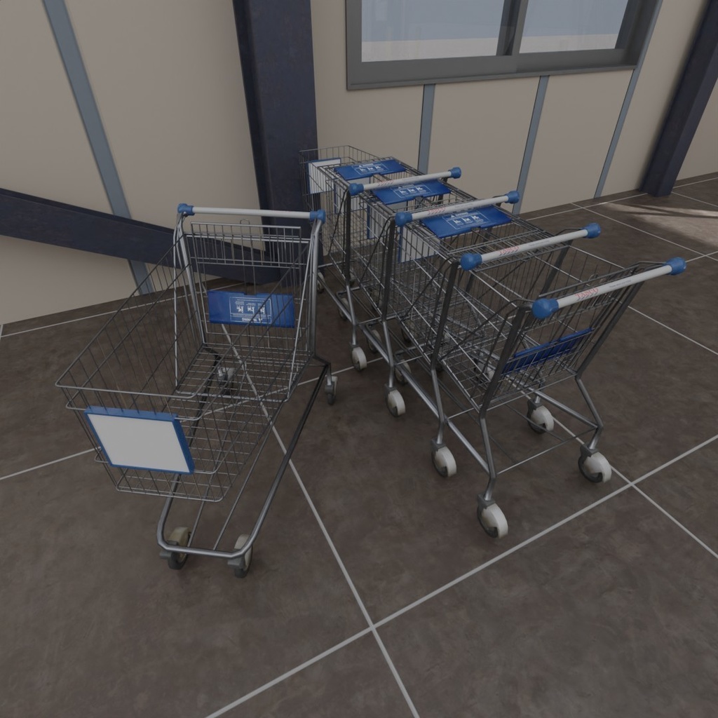 【3Dモデル】ワールド小道具セット