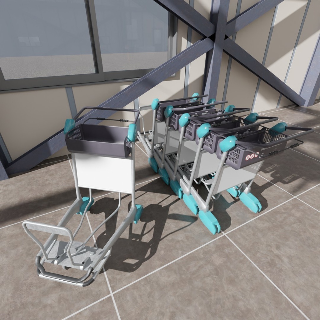 【3Dモデル】ワールド小道具セット