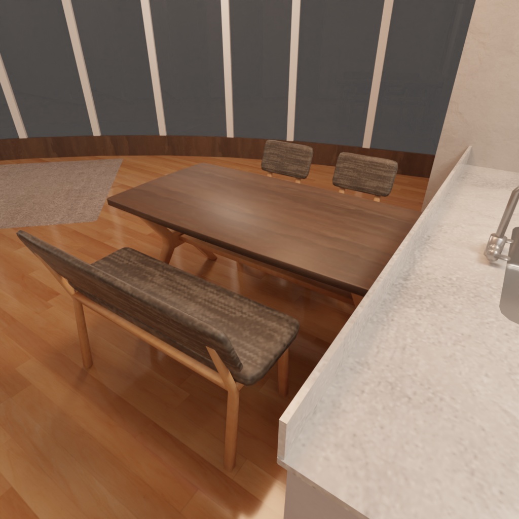 【3Dモデル】家具セット