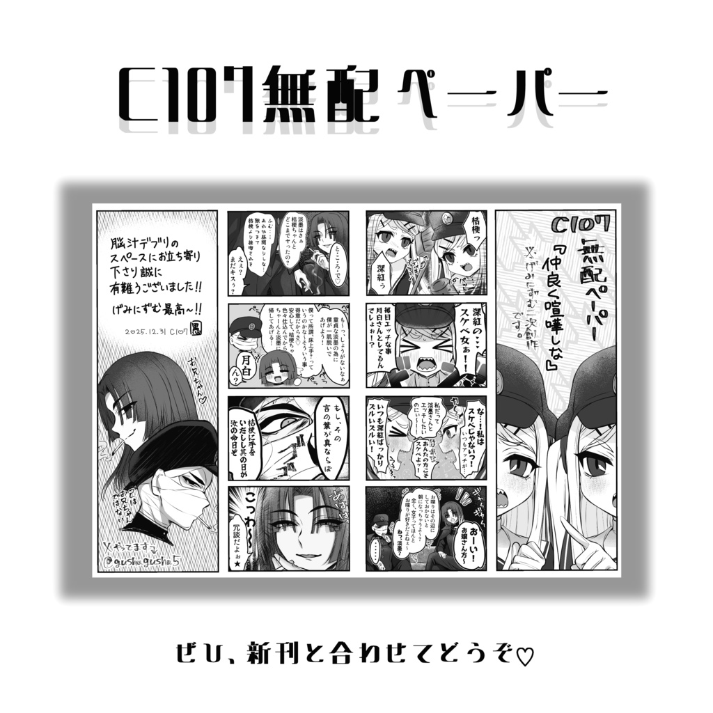 【C107】無配ペーパー：DL用