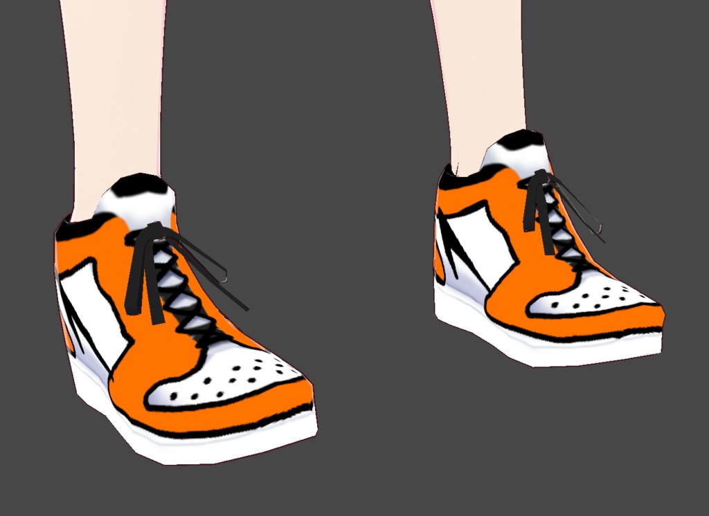 Orange shoe's