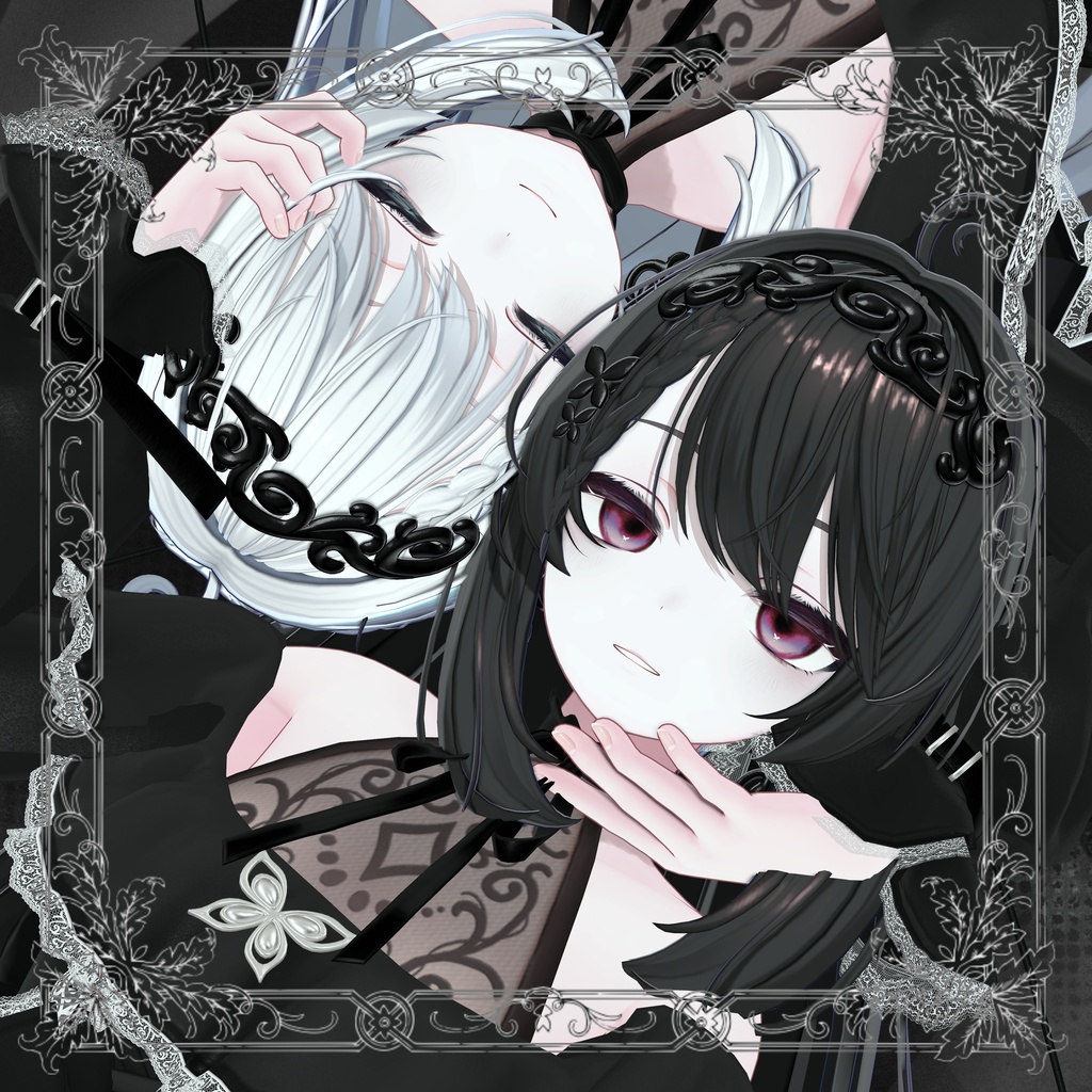 【cazalis専用】make up&eye texture 🦋🖤