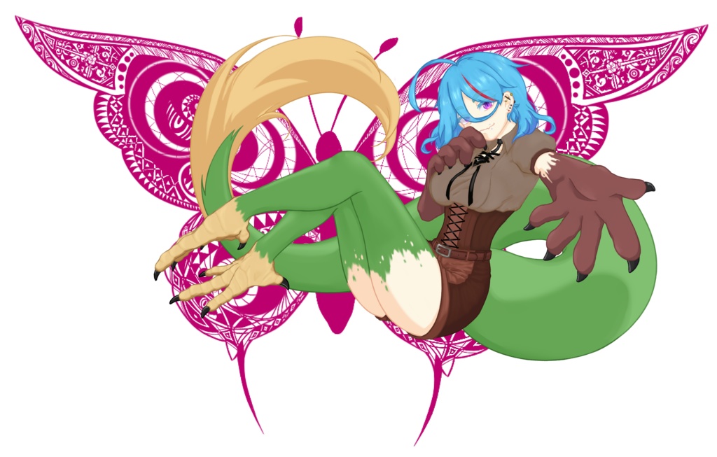 ルグルダー(儚井ボディ)チョウチョ‐アクリルキーホルダー