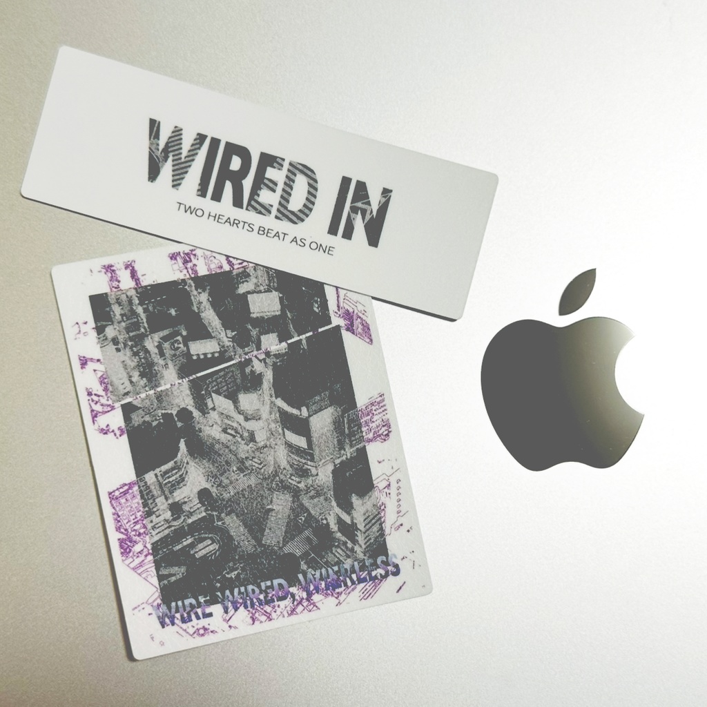 【ステッカー付】WIRED IN - ロングスリーブTシャツ