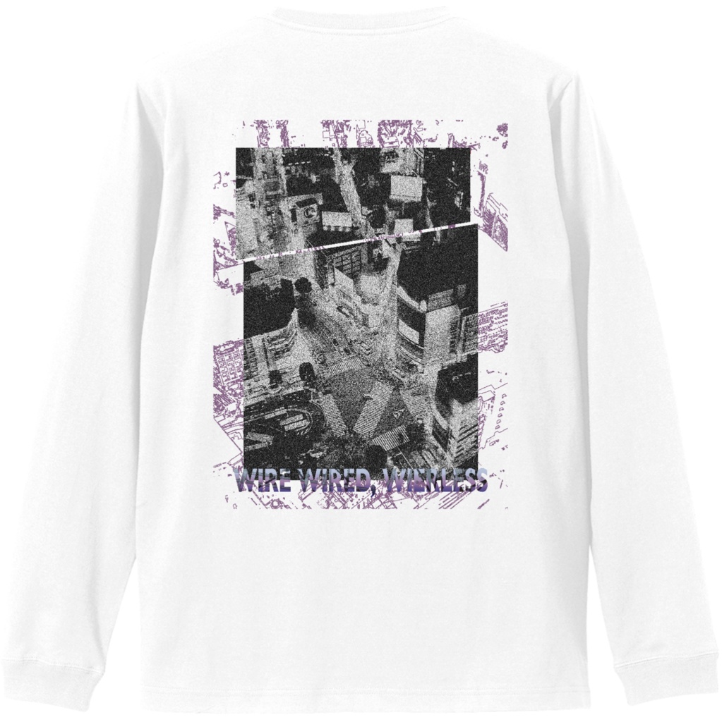 【ステッカー付】WIRED IN - ロングスリーブTシャツ