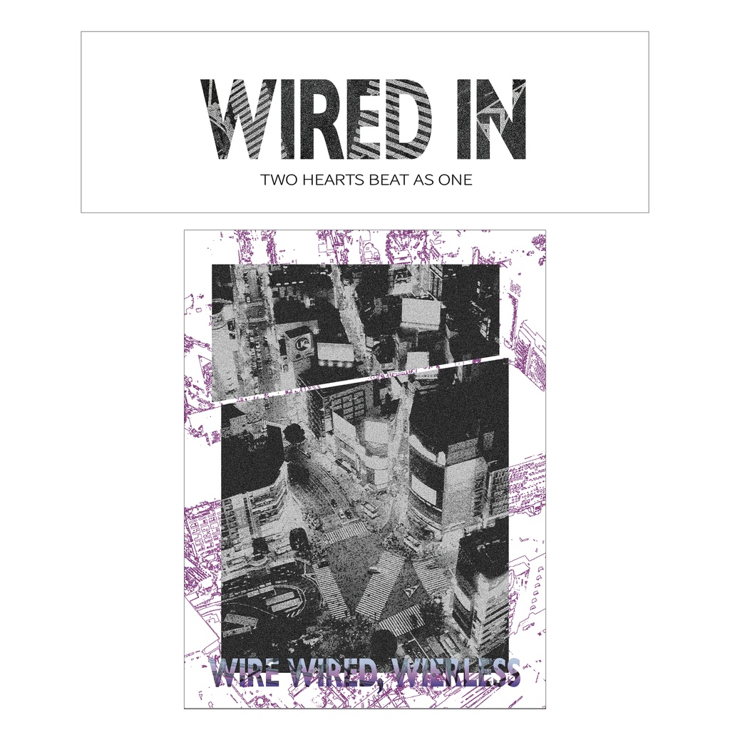 【ステッカー付】WIRED IN - ロングスリーブTシャツ