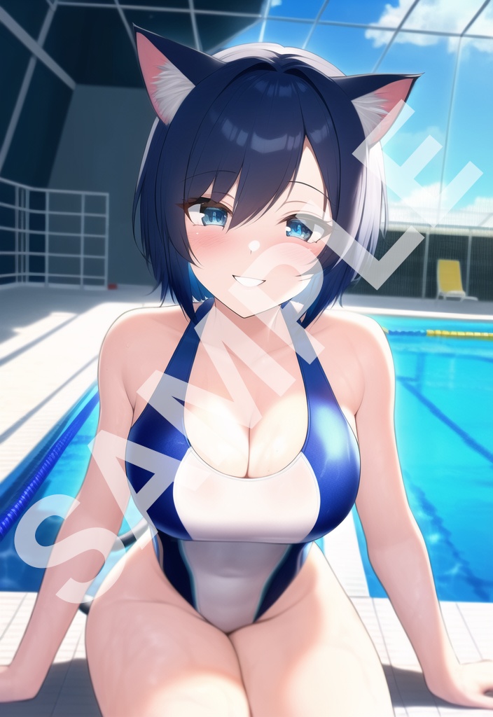 梨愛ちゃん水着 アクリルブロック