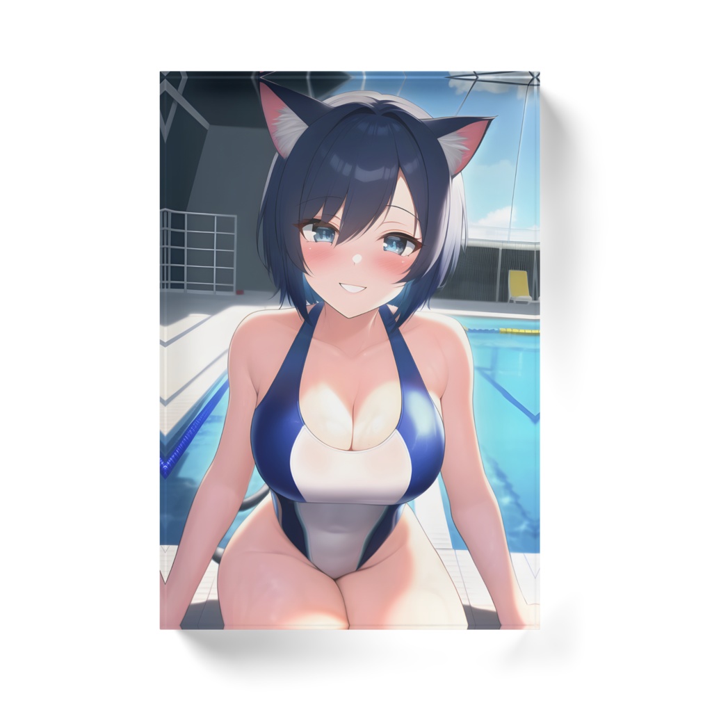 梨愛ちゃん水着 アクリルブロック