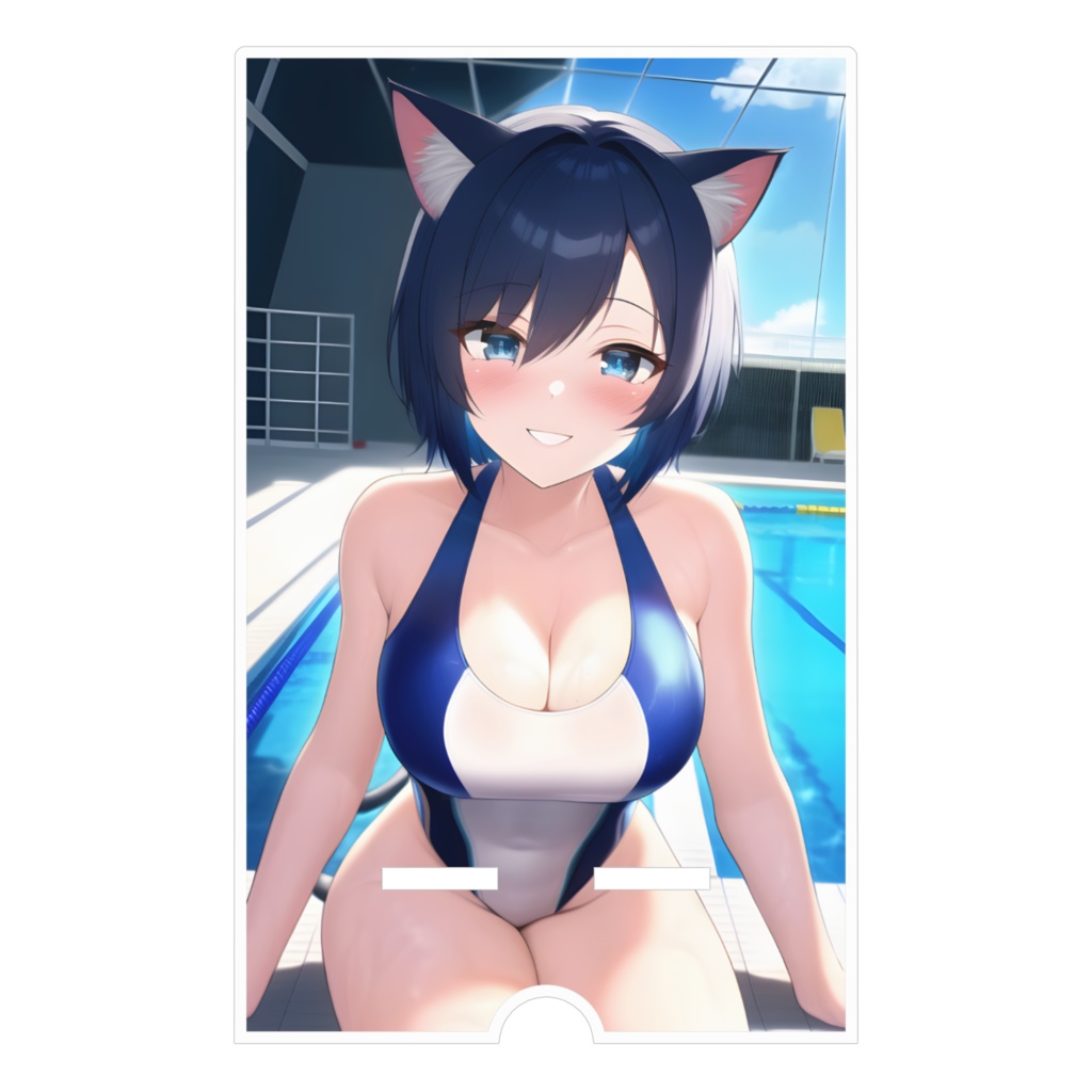 梨愛ちゃん水着 スマホスタンド