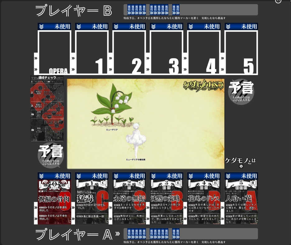 【ケダモノオペラ】マンドラバラ亜種ミューゲリア種